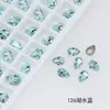 Dongzhou Crystal 4*6mm Gota d'Água Diamante Cintilante para Nail Art Acessórios de Nail Art com Diamantes em Forma de Asas de Borboleta de Vidro Dongzhou Fabricante