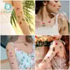 Pegatinas de tatuaje Ricaron FDA para niños, pegatinas hawaianas, pegatinas de dibujos animados, tatuajes de fiesta de larga duración, envío transfronterizo