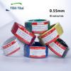 Fio de amarração de cor fio de amarração de jardim 0,55 mm redondo plano fio de ferro galvanizado fio de amarração fio de amarração