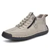 Bestseller transfronterizo de Amazon: Botas Martin para hombre de Amazon, zapatos casuales de media caña, botines, zapatos de estilo británico de talla grande con detalles cosidos