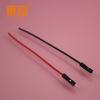DBX1.5 * 110G Línea Dupont roja y negra puntiaguda Línea Dupont Tecnología Bloques de construcción Piezas Medio cabello rojo y negro
