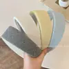 Diadema vintage estilo Hong Kong con lentejuelas, corona alta estilo clásico, diadema para lavarse la cara para mujer, diadema de esponja engrosada, accesorio para el cabello