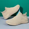 Zapatos deportivos casuales de malla voladora para hombre, talla grande, calcetines holgados para caminar, zapatillas ligeras para correr para pareja, zapatos para mujer