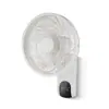 Ventilador de Circulação de Parede com Controle Remoto, Silencioso, Grande Fluxo de Ar, Dupla Utilização para Mesa e Parede, Adequado para Cozinha e Escritório