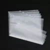 Bolsa Transparente Mate con Cremallera para Ropa Bolsa de Plástico Pe para Sujetador y Ropa Interior Bolsa Mate para Empaque de Ropa Camisetas Bolsa Auto-Sellante