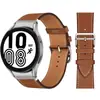 Adequado para Samsung Galaxy Watch 6 Classic Watch Pulseira de Couro Genuíno Watch5/4 Couro Curvo