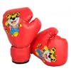 Guantes de Boxeo para Niños Caricatura Color Sólido Niños y Niñas Lucha Sanda Entrenamiento de Lucha Cubierta para Saco de Boxeo Infantil