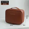 Bolsa de cosméticos de novo estilo transfronteiriça, de grande capacidade, de alta qualidade, com divisórias gratuitas, perfeita para viagens, armazenamento de pincéis de maquiagem e artigos de higiene pessoal.