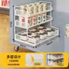 Divisórias de prateleira internas para freezers, cestas de armazenamento multicamadas, ferramentas de camada especializadas para refrigeradores e freezers