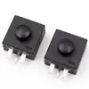 Fabricantes fornecem lanterna 12X12 auto-reset pequeno interruptor dois ligados um desligado pressione interruptor de energia botão quadrado