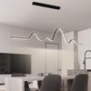 Lámpara de Araña para Restaurante Iluminación de Lujo Moderno Minimalista Comedor Mesa de Comedor Barra Nórdico Minimalista Tira Larga 2026 Modelo Nuevo