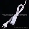 Suministro en stock enchufe redondo doble estándar europeo cable con interruptor 303 interruptor de botón estándar europeo cable de alimentación lámpara de mesa cable con interruptor 303