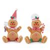 Nuevo Adorno de Muñeco de Hombre de Jengibre Navideño Muñeco de Caricatura de Galleta Muñeco Adorno Navideño Arreglo Vestir