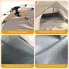 Tienda de campaña, Tienda de campaña familiar para 4-5 personas, Tienda tipo domo, Tienda portátil impermeable y a prueba de viento con bolsa portátil, Adecuada para actividades al aire libre en terraza y camping