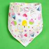 Toalla de Babero para Bebé Toalla Triangular para Bebé Doble Broche Bufanda Babero Pañuelo para la Cabeza para Niños Recién Nacidos Primavera Verano Cuatro Estaciones