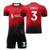 2526 Edición Especial Liverpool Patrón de Dragón Rojo No. 11 Camiseta de Salah No. 4 Van Dijk No. Camiseta de Fútbol 20 Jota