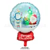 Balões de alumínio de Natal Papai Noel Árvore de Natal doce presente lâmpada decoração arranjo de atmosfera balões de alumínio