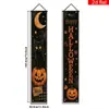 Banderines de pareados de Halloween transfronterizos para decoración de puerta de entrada, banderines colgantes de pareados para decoración de porche delantero