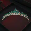 Coroa de Noiva Headdress de Luxo Leve Estilo Europeu e Americano Coroa Cravejada de Strass Acessórios de Cabelo para Fotografia de Casamento Vendedor de Sucesso Transfronteiriço Casamento