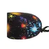 Gorro de enfermera para quirófano transfronterizo, gorro quirúrgico absorbente de sudor, gorro de cúpula para odontología y belleza con cola, turbante para la cabeza de hospital