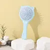 Peine de masaje con airbag de dibujos animados de orejas de gato transfronterizo con espejo, color macarrón, peine hueco de secado rápido para peinado esponjoso para niñas