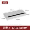 Caja Pasacables de Escritorio de Aleación de Aluminio Cubierta Decorativa de Escritorio Caja Pasacables para Escritorio de Computadora Cubierta para Orificio de Escritorio Cubierta Cuadrada con Cepillo