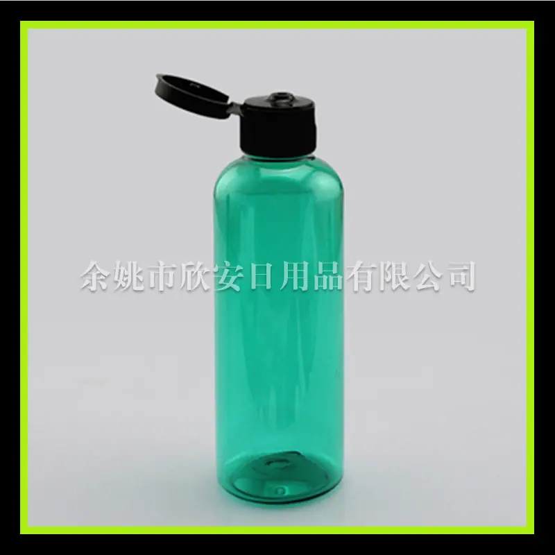 100ml 翻盖 pet 绿 色