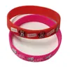 Pulsera de silicona, dibujo, muestra, impresión cóncava-convexa, pulsera de silicona luminosa tallada para repeler mosquitos