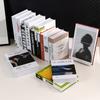 Libro falso, simulación de libros, decoraciones, modelo de habitación, cibercafé, estudio, escritorio, decoración, inglés, simple, moderno, accesorio, caja de libros