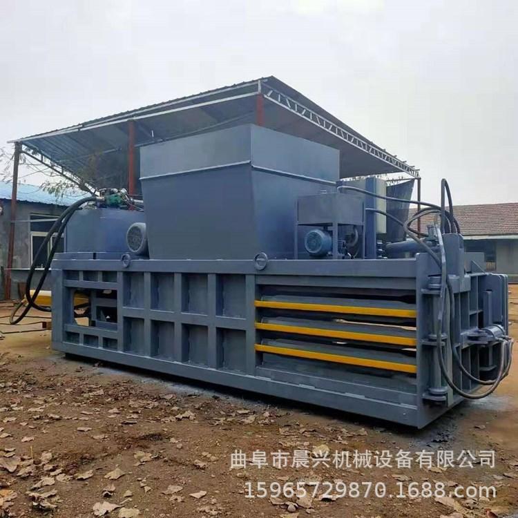 编织袋废纸卧式液压打包机厂家 塑料瓶卧式打包机厂家 秸秆打捆机