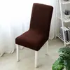 Funda de silla de forro polar hotel restaurante todo en uno funda de silla elástica protectora hogar a cuadros grano de maíz funda de silla universal