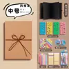 Álbum de fotos dobrável com inserção de cartões 5 polegadas 6 polegadas livro sanfonado álbum de cartões livro de página dobrável criativo cartão de felicitações retrátil cartão foto