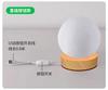 Luz de noche de luna de madera original para escritorio, mesita de noche, dormitorio, enchufe directo USB, lámpara de mesa pequeña de luna eléctrica con interruptor, certificación CE