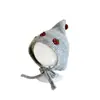 Gorro de Bebé Otoño e Invierno Gorro de Punto Grueso Cálido para Bebés y Niños Pequeños, Estilo Coreano Fresa Princesa Gorro de Punto con Puntiagudo para Protección de Orejas