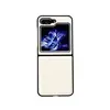 Funda de teléfono móvil Samsung Z FLIP5 con patrón de cuero de dos secciones Morandi Nueva funda de cuero con patrón de plegado superior e inferior Z FLIP4