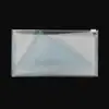 Bolsa con Cierre Creativa para Estudiante Transparente Esmerilada Bolsa para Lápices Plástico Engrosado Bolsa con Cierre AutoSellante