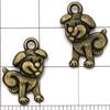 Los más vendidos de Amazon Nueva Serie de Animales Perro de Aleación Antigua Colgante Colgante Pulsera DIY Collar Accesorios de Joyería