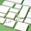 Tarjetas en Blanco Hechas a Medida de Fábrica, Tarjetas para Aprender Palabras DIY de Papel Grueso, Tarjetas para Dibujar Garabatos, Tarjetas de Mensaje, Tarjetas de Felicitación, Tarjetas de Felicitación Hechas a Mano con Temática de Flores