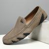 Zapatos casuales de talla grande Tods de cuero genuino estilo coreano, modernos, versátiles, slip-on de pulpo perezoso, zapatos para conducir