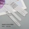 Lima de Astillas de Madera Especial para Manicuristas de Calidad, Lima Ultra Fina para Uñas Naturales, Tira para Dar Forma y Pulir Uñas, Lima de Uñas Lavable