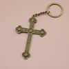 Llavero Cruz Aleación Vintage Bronce Antiguo Patrón Plateado Colgante Amazon Shein Temu Aliexpress