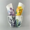 Juego de Taza y Platillo de Café de Cerámica Blanco Puro Hueso de China Juego de Café Venta Directa de Fábrica Taza de Café al por Mayor Logo Impreso