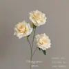 Arranjo de Chão com Flores Artificiais Cor de Champanhe, Rosa de Casamento, Hortênsia, Material de Flores para Corredor de Teto, Arranjo de Decoração para Auditório