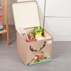 Caja de Almacenamiento para Ropa de Juguete con Bordado de Dibujos Animados al por Mayor, Cesta de Almacenamiento Xiaoya, Caja de Almacenamiento sin Olores con Tapa para Uso en el Hogar