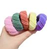 Nuevas Gomas para el Cabello Espesas y de Colores, Alta Elasticidad, Tejido Diagonal, Duraderas, Sencillas Bandas Básicas para Coletas