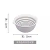 Cesta Grande de Doble Capa para Lavar y Escurrir Verduras para Fregadero de Cocina Casero, Cesta Redonda para Lavar Verduras
