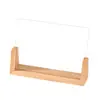 Marco de fotos de madera maciza acrílica con luz, decoración de mesa, adorno de regalo transfronterizo de Amazon, marco de fotos en forma de U de 678 pulgadas personalización