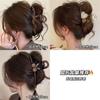 Pinza de Pelo de Gama Alta para Mujer Nuevo Estilo Horquilla Horquilla Grande Volumen de Cabello Pinza Grande de Tiburón Adorno para la Cabeza Parte Posterior de la Cabeza Accesorios para el Cabello Especial