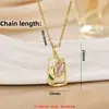 Collar de titanio y acero con diseño de tulipán transfronterizo para mujer, Joker, alto sentido, diseño minoritario coreano, cadena para clavícula con temperamento, joyería al por mayor