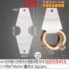 4.5*10.6 Tarjeta Plegable Blanca Lisa para Collar Múltiples Especificaciones Mini Joyería Pulsera Aro para el Cabello Banda de Goma Cartón de Empaque